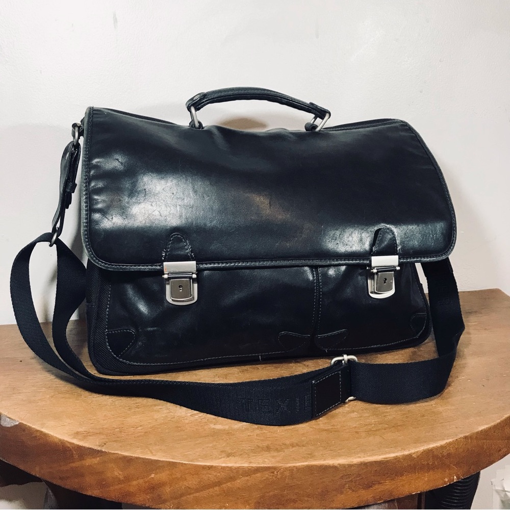 Texier unisex leather briefcase - Picture 3 of 14